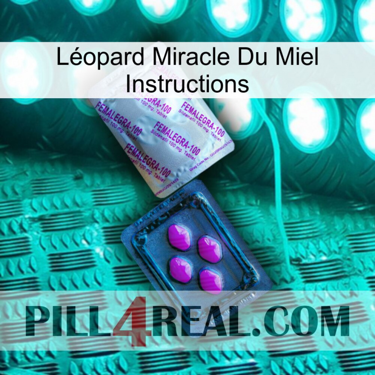 Léopard Miracle Du Miel Instructions 37